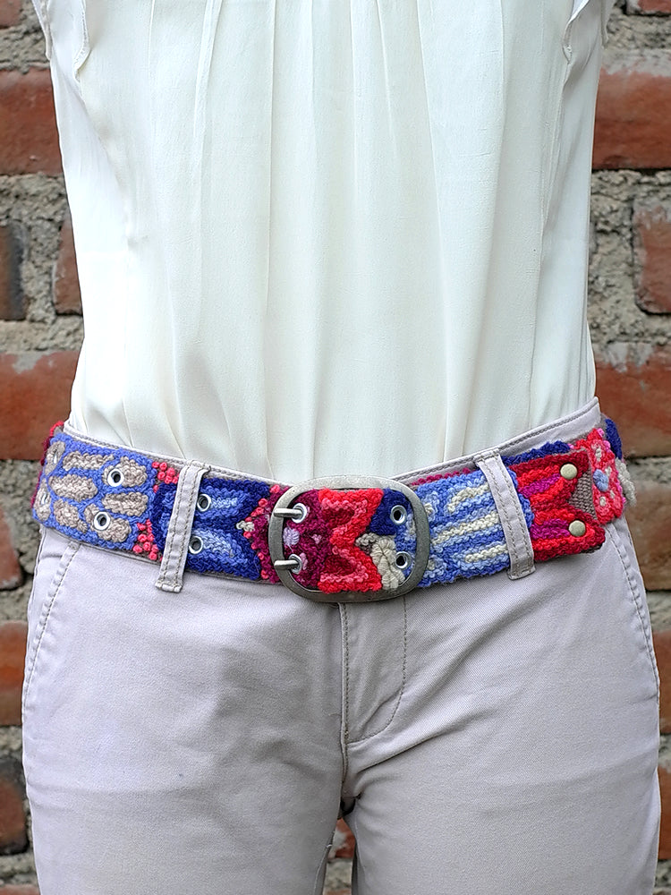 Wool Embroidered Belt