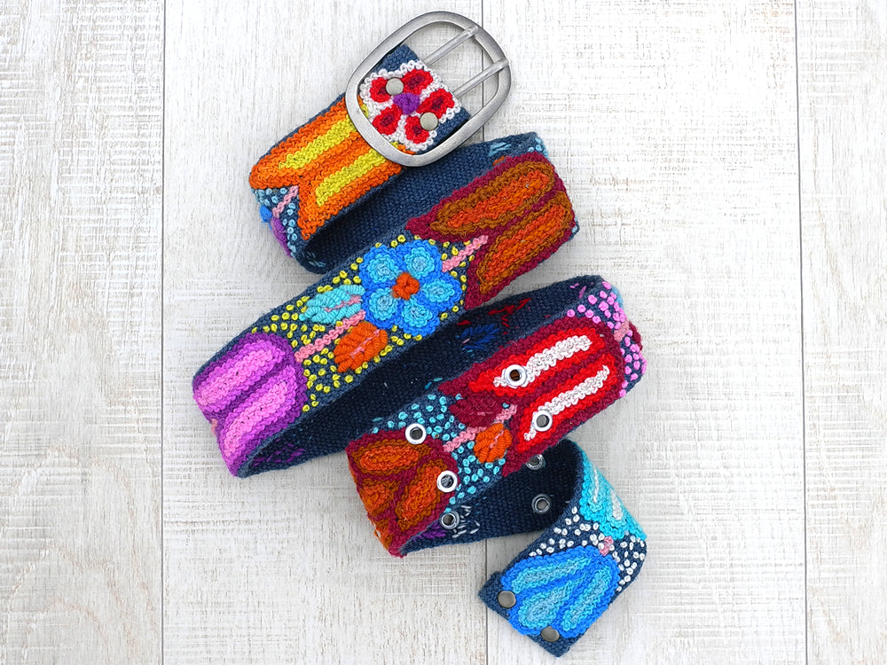 Wholesale embroidered belts peruvian Florcita