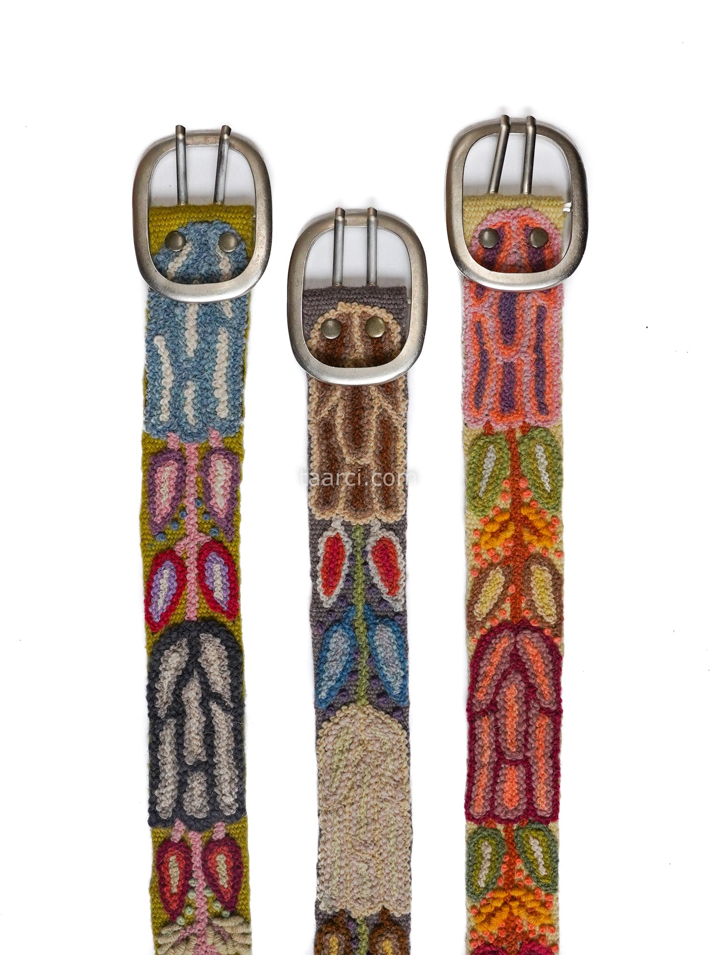 Wholesale embroidered belts peruvian Pachamama