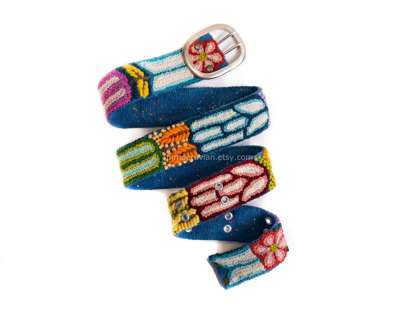 Wholesale embroidered belts peruvian Florcita