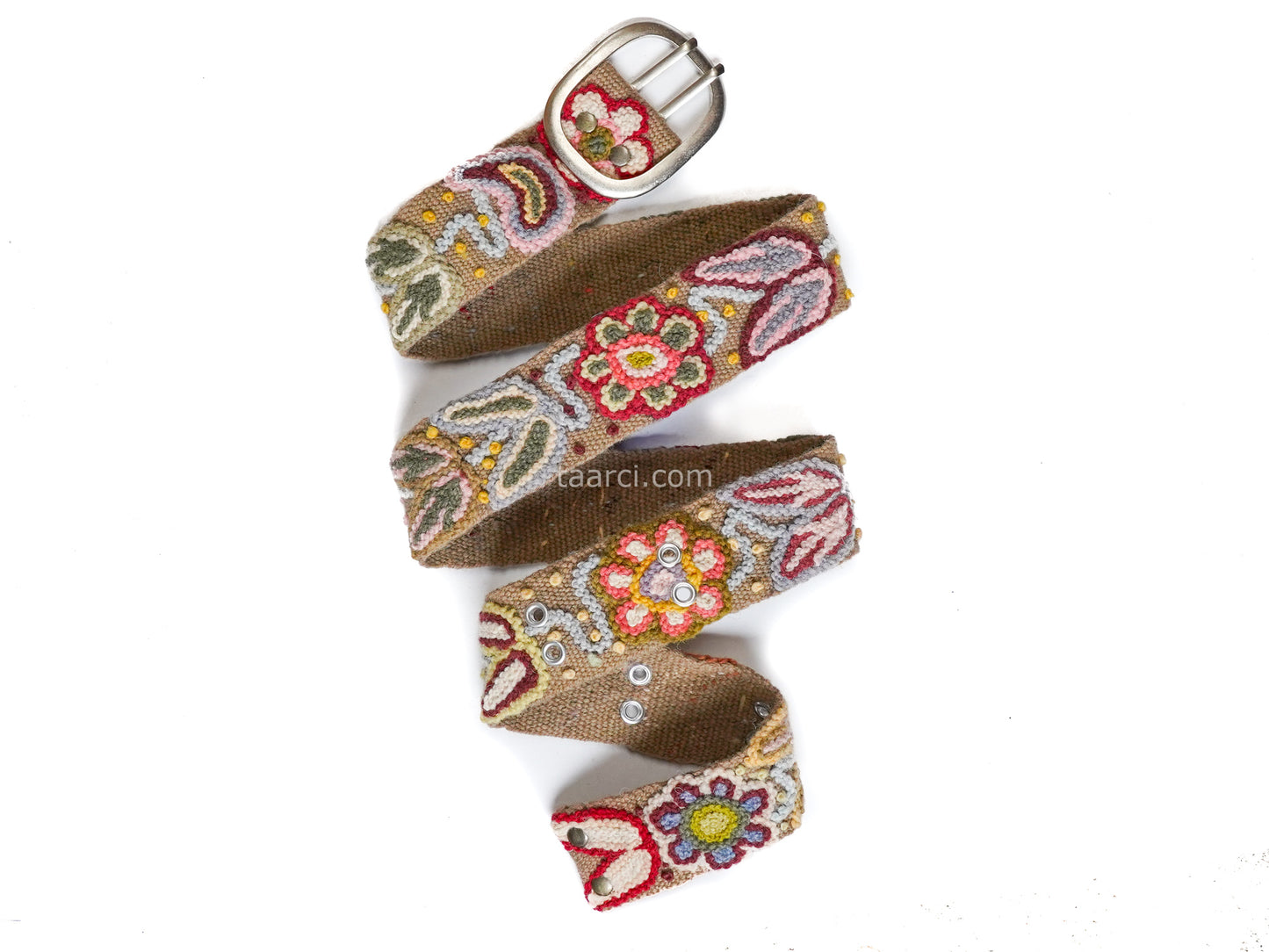 Wholesale embroidered belts peruvian Pachamama