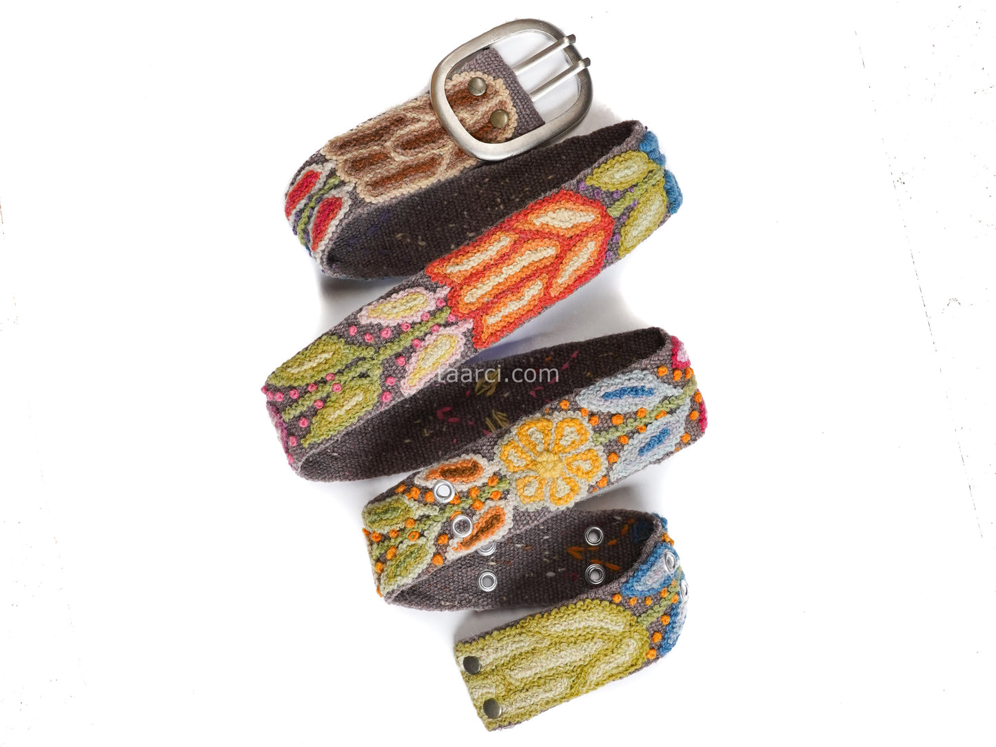 Wholesale embroidered belts peruvian Pachamama